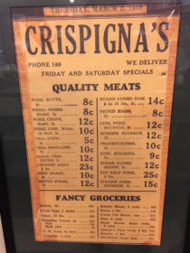 Crispigna's Italian Market history in Iron Mountain, Michigan